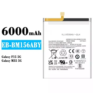 Baterai Original EB-BM156ABY for Samsung Galaxy F15 5G/Galaxy M35 5G