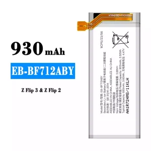 Baterai Original EB-BF712ABY for Samsung Z Flip 3,Z Flip 2