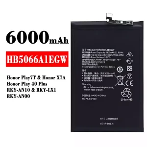 Baterai Original HB5066A1EGW for HUAWEI Honor Play 7T/ Honor X7A/Honor Play 40 Plus