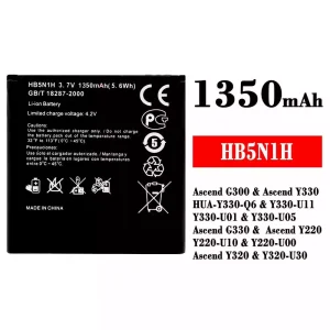 Baterai Original HB5N1H for HUAWEI Ascend G300 / Ascend Y330