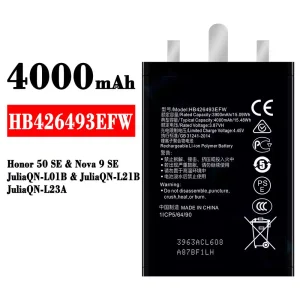 Baterai Original HB426493EFW for HUAWEI Honor 50 SE / Nova 9 SE