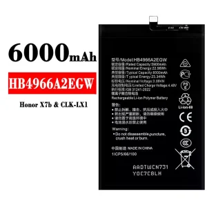 Baterai Original HB4966A2EGW for HUAWEI Honor X7b