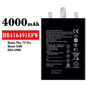 Baterai Original HB416491EFW for HUAWEI Honor Play 7T Pro / Honor X40i