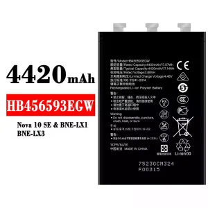 Baterai Original HB456593EGW for HUAWEI Nova 10 SE