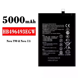Baterai Original HB496493EGW for HUAWEI Nova Y90/Nova 11i
