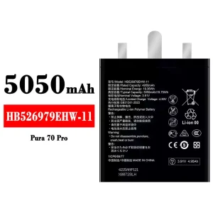Baterai Original HB526979EHW-11 for HUAWEI Pura 70 Pro