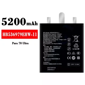Baterai Original HB536979EHW-11 for HUAWEI Pura 70 Ultra