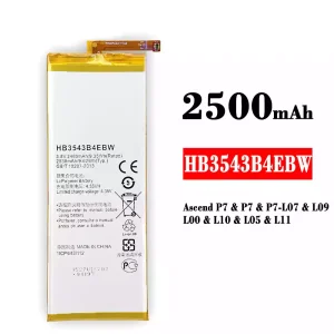 Baterai Original HB3543B4EBW for HUAWEI P7