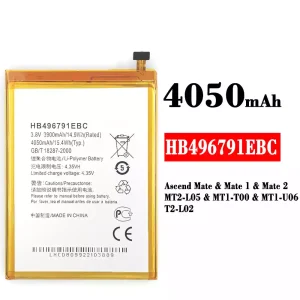 Baterai Original HB496791EBC for HUAWEI  Mate 1 / Mate 2