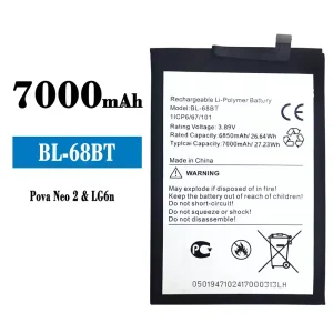 Baterai Original BL-68BT for Tecno Pova Neo 2