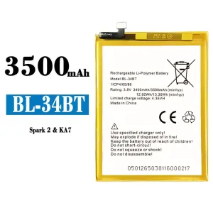 Baterai Original BL-34BT for Tecno KA7 / Spark 2