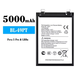 Baterai Original BL-49PT for Tecno Pova 5 Pro