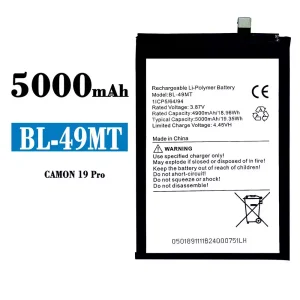 Baterai Original BL-49MT for Tecno Camon 19 Pro