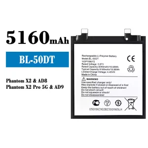 Baterai Original BL-50DT for Tecno Phantom X2 / Phantom X2 Pro 5G