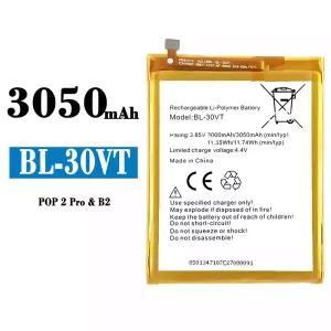 Baterai Original BL-30VT for Tecno POP 2 Pro / B2