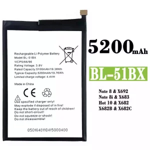 Baterai Original BL-51BX for Infinix Note 8 / Note 8i / Hot 10