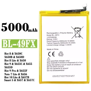 Baterai Original BL-49FX for Infinix Hot 8 /Hot 8 Lite / Hot 9 / Hot 9 Pro  / Note 7 Lite / Hot 10 Lite / Smart 5