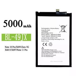Baterai Original BL-49JX for Infinix Note 10 Pro / Note 11 Pro / Zero 5G