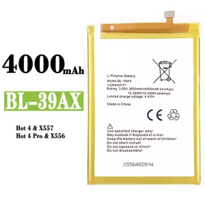 Baterai Original BL-39AX for Infinix Hot 4 /Hot 4 Pro