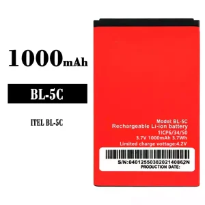 Baterai Original BL-5C for ITEL