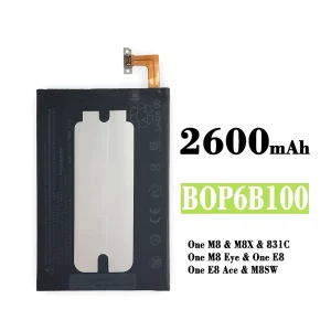 Baterai Original B0P6B100 BOP6B100 for HTC One M8 / One E8