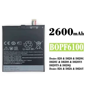 Baterai Original B0PF6100 BOPF6100 for HTC Desire 820 / D820 / D820G /  D820U /  D820S / D820YS / D820TS / D820Q / Desire 826 / D826 / D826Y