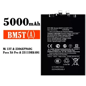 Baterai Original BM5T for Xiaomi Mi 13T / Poco X6 Pro