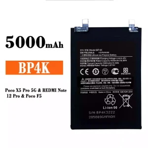 Baterai Original BP4K for Xiaomi Poco X5 Pro 5G / REDMI Note 12 Pro / Poco F5