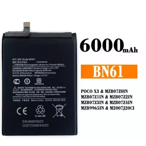 Baterai Original BN61 for Xiaomi POCO X3