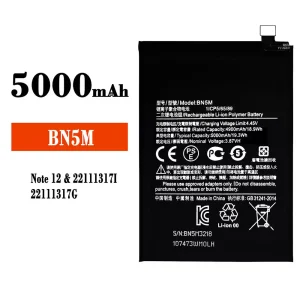 Baterai Original BN5M for Xiaomi Note 12