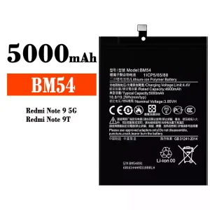 Baterai Original BM54 for Xiaomi Redmi Note 9 5G / Redmi Note 9T