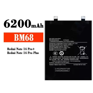 Baterai Original BM68 for Xiaomi Redmi Note 14 Pro Plus