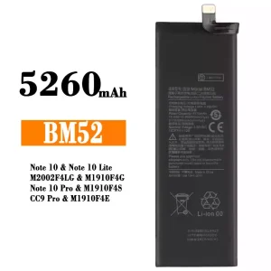 Baterai Original BM52 for Xiaomi Note 10,Note 10 Lite,Note 10 Pro / CC9 Pro