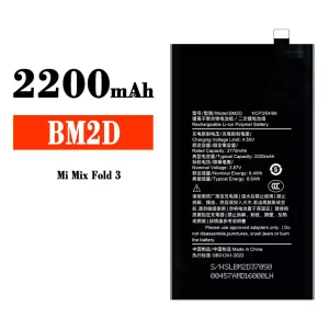 Baterai Original BM2D for Xiaomi Mi Mix Fold 3