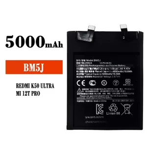 Baterai Original BM5J for Xiaomi Redmi K50 ultra / MI 12T Pro