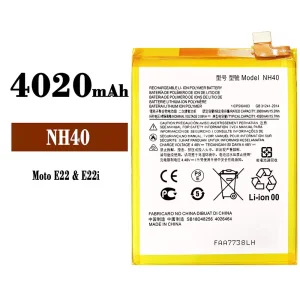 Baterai Original NH40 for Motorola MOTO E22 / E22i