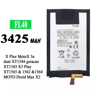 Baterai Original FL40 for Motorola X Play / MotoX 3a dual / X3 Play / MOTO Droid Max X2