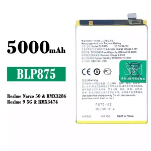Baterai Original BLP875 for OPPO Realme Narzo 50 / Realme 9 5G
