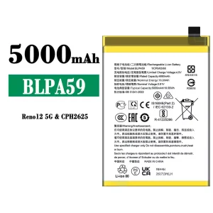 Baterai Original BLPA59 for OPPO Reno 12 5G