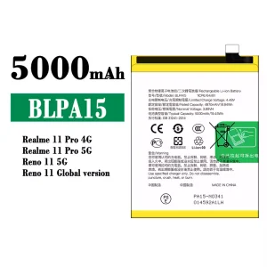 Baterai Original BLPA15 for OPPO Realme 11 5G / Realme 11 Pro 4G 5G / Reno 11 5G