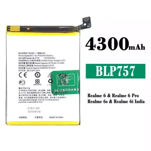 Baterai Original BLP757 for OPPO Realme 6 / Realme 6i India / Realme 6 pro / Realme 6s