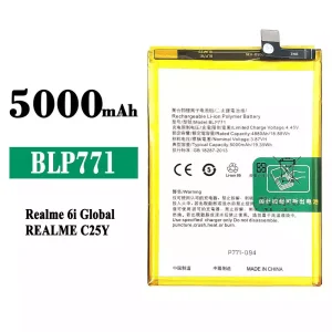 Baterai Original BLP771 for OPPO Realme C25Y / Realme 6i