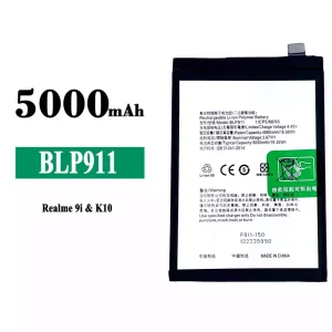 Baterai Original BLP911 for OPPO Realme 9i /Realme K10 /Realme 9 Pro