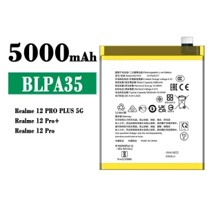 Baterai Original BLPA35 for OPPO Realme 12 Pro Plus
