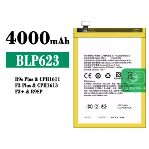 Baterai Original BLP623 for OPPO R9s Plus/F3 Plus