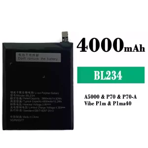 Baterai Original BL234 for Lenovo P70/P70-A/A5000