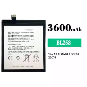 Baterai Original BL258 for Lenovo Vibe X3