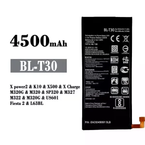 Baterai Original BL-T30 for LG X power2 / K10 / X500 / X Charge / Fiesta 2