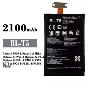 Baterai Original BL-T5 for LG Nexus 4 E960