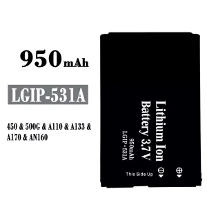 Baterai Original LGIP-531A for LG 450/500G/A110/A133/A170/AN160